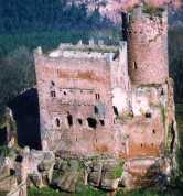 Le château de Rathsamhausen à Ottrott